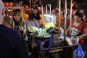 Street Food Outside Ben Thanh Market