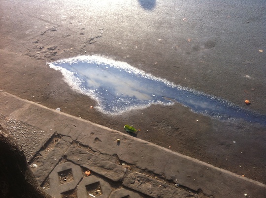 Street puddles in Saigon